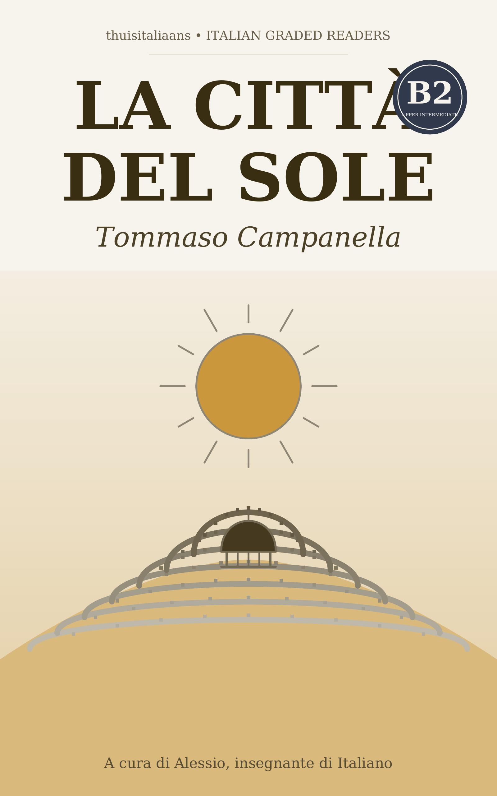 Copertina del libro in italiano facile La città del Sole – Tommaso Campanella (B2)