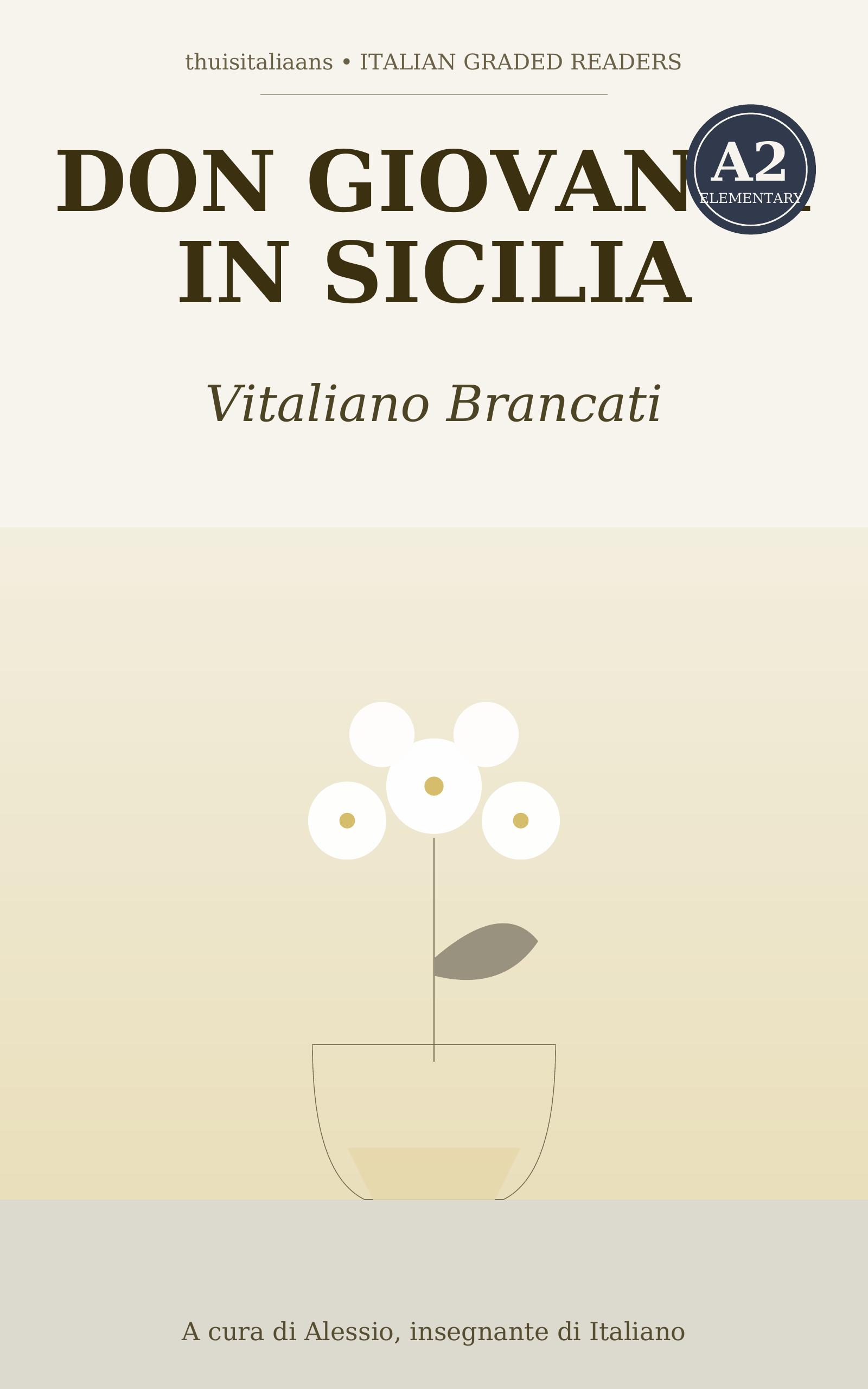 Copertina del libro in italiano facile Don Giovanni in Sicilia di Vitaliano Brancati, livello A2, collana thuisitaliaans