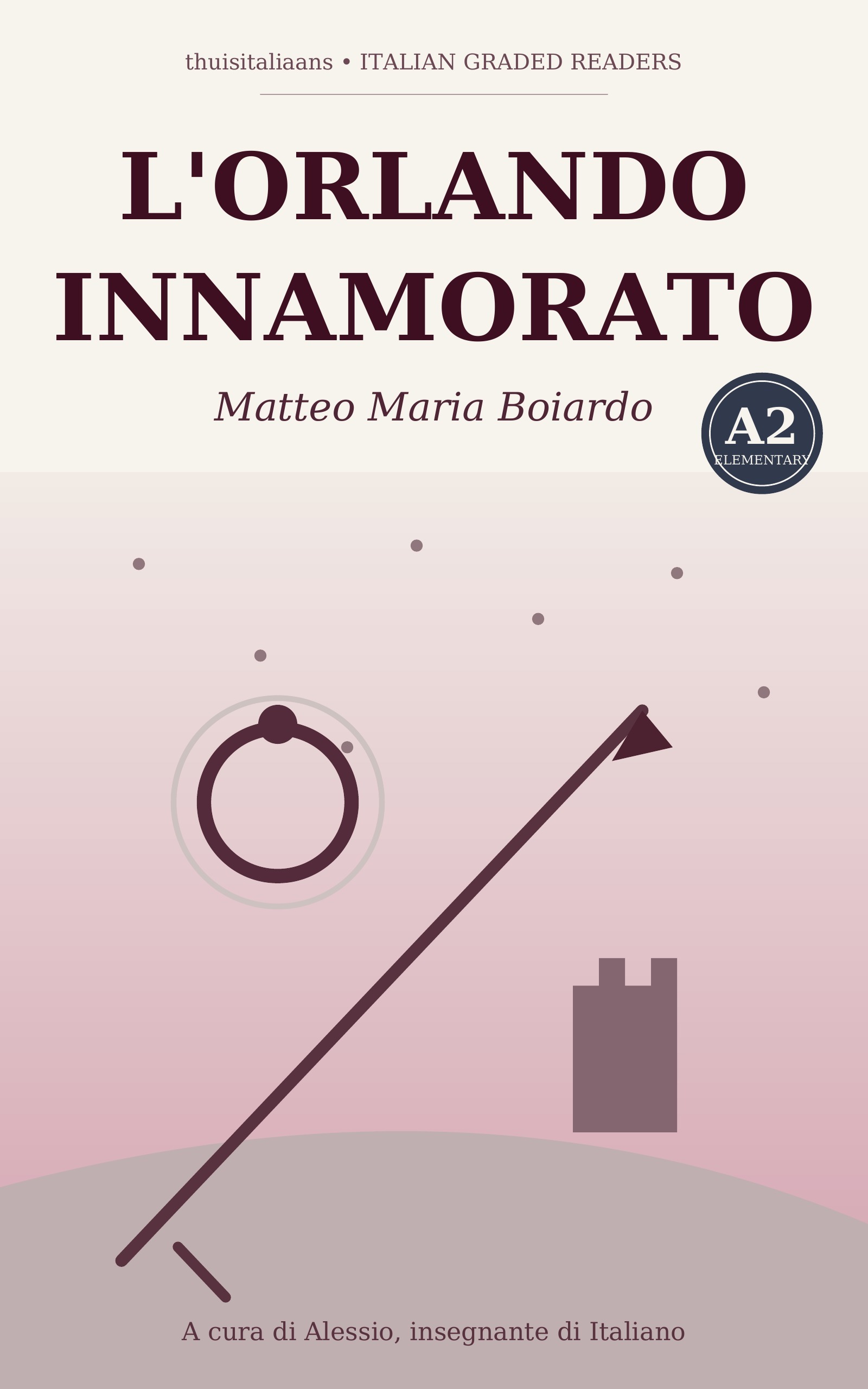 Copertina del libro in italiano facile L'Orlando innamorato di Matteo Maria Boiardo, livello A2, collana thuisitaliaans