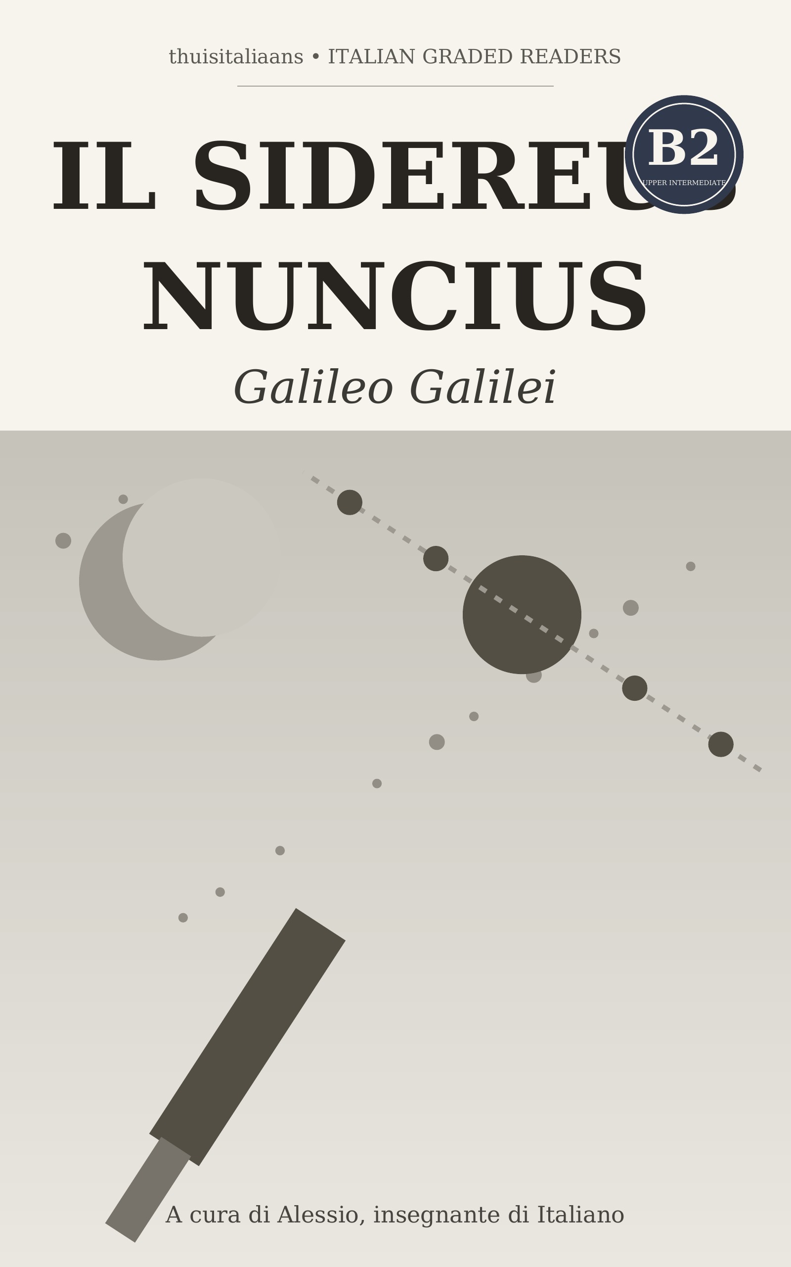 Copertina del libro in italiano facile Il Sidereus Nuncius – Galileo Galilei (B2)