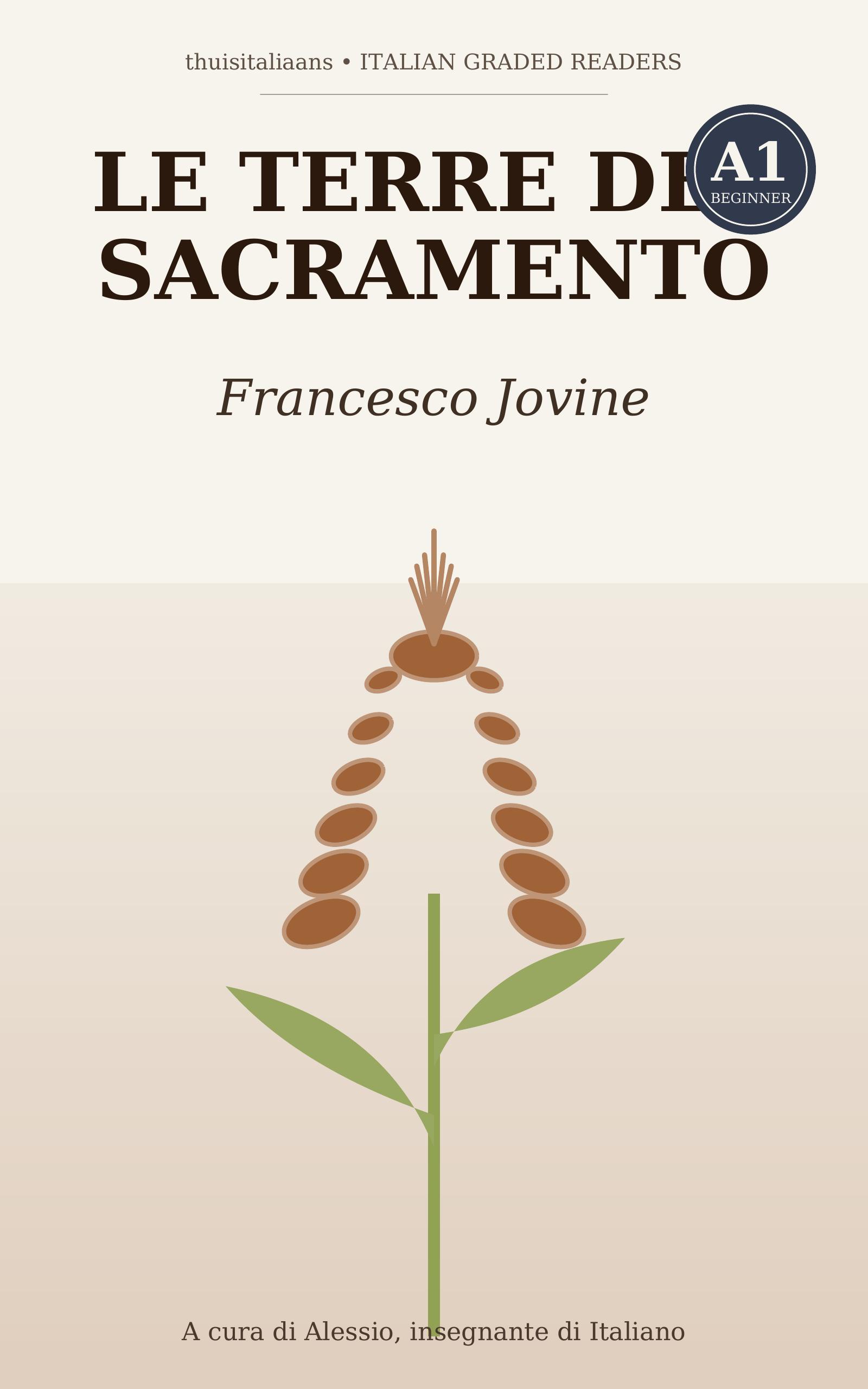 Cover of the easy Italian book Le terre del Sacramento – Francesco Jovine (A1)