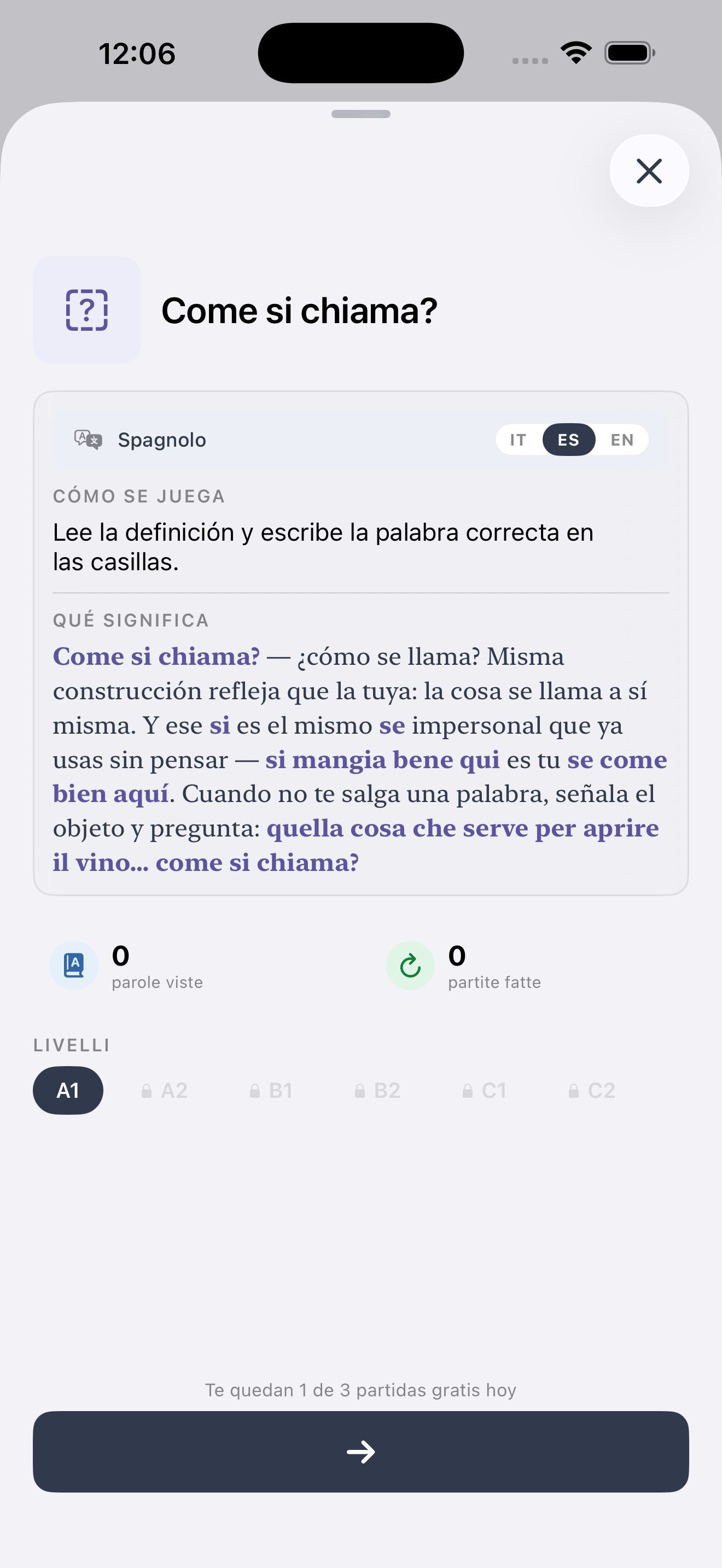 Tappa completata