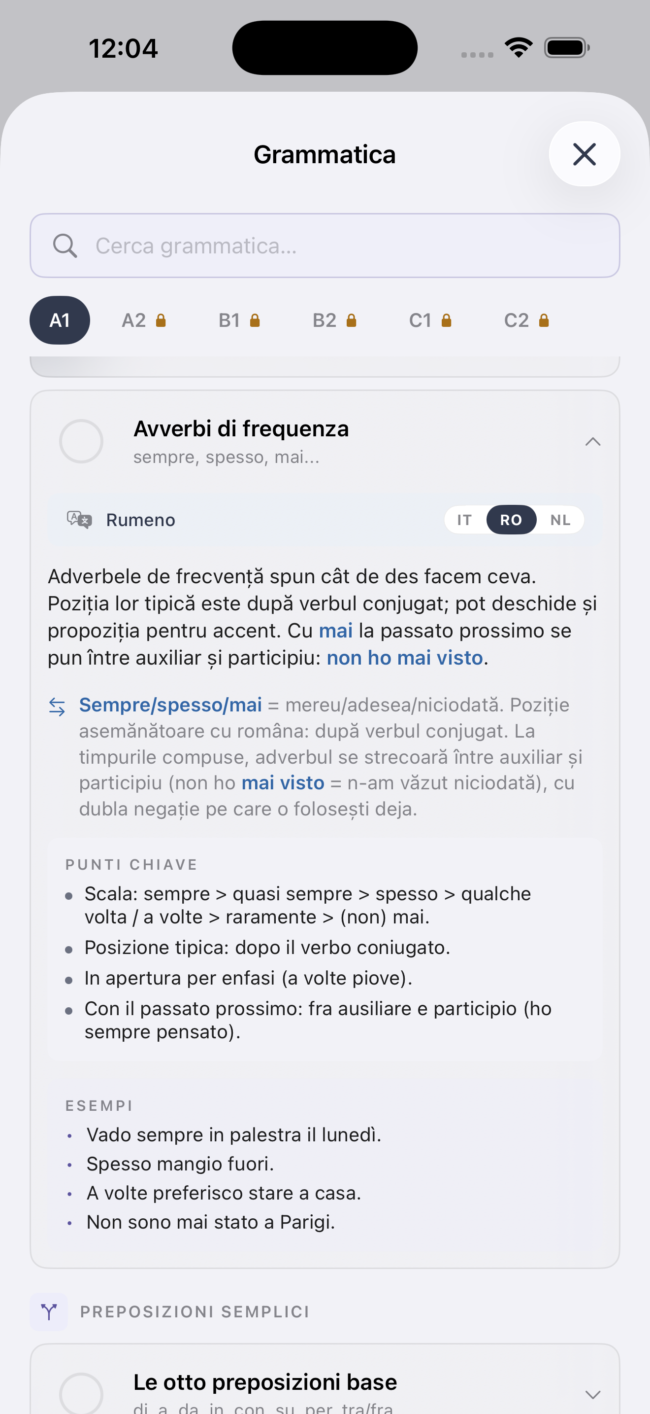 Grammatica: c'è / ci sono