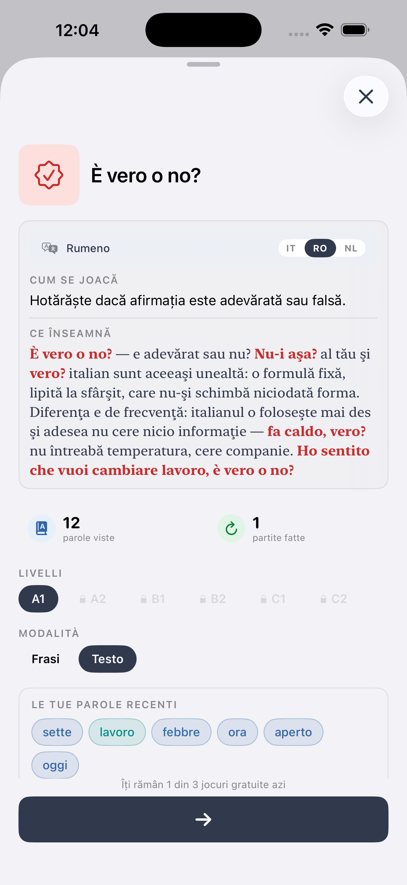 Tappa completata