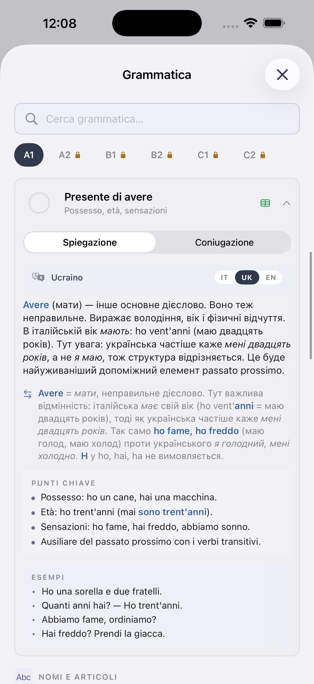 Grammatica: c'è / ci sono