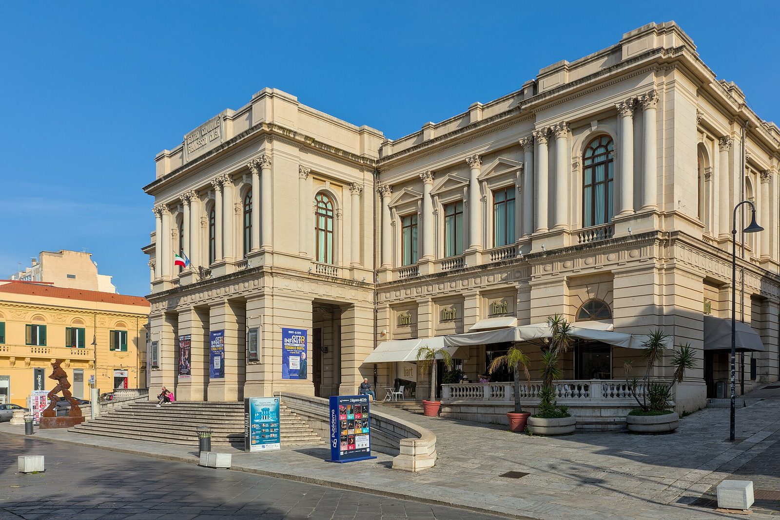 Reggio Calabria (Calabria, Italy) - The Francesco Cilea theater, a part of which is used by the city pinacotheca (Calabri…)