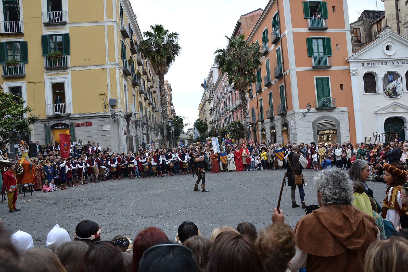 Un momento della Fiera del Crocifisso durante l'edizione 2013, Salerno (Campania, Italia)