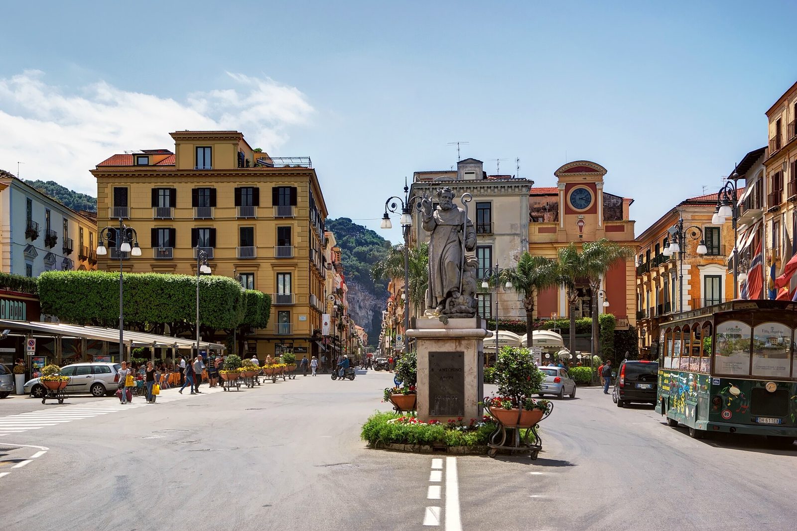 Sorrento, Piazza Tasso (Campania, Italia)