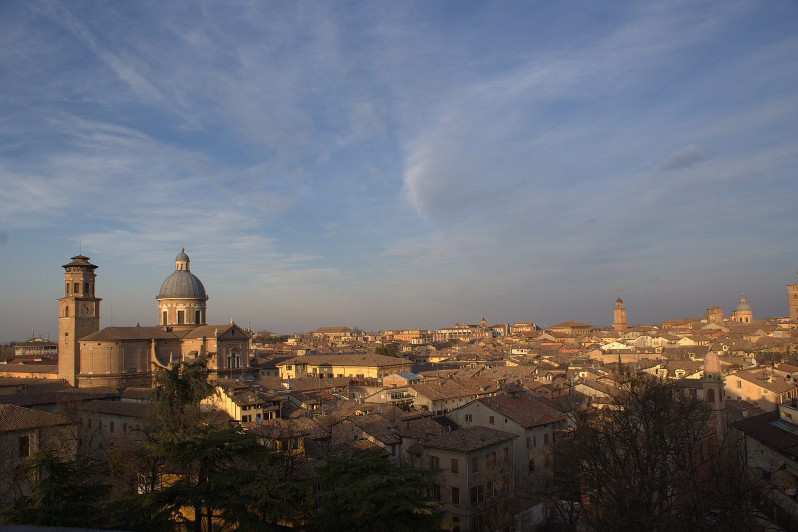 Skyline of Reggio Emilia , Italy (Emilia-Romagna, Italia)