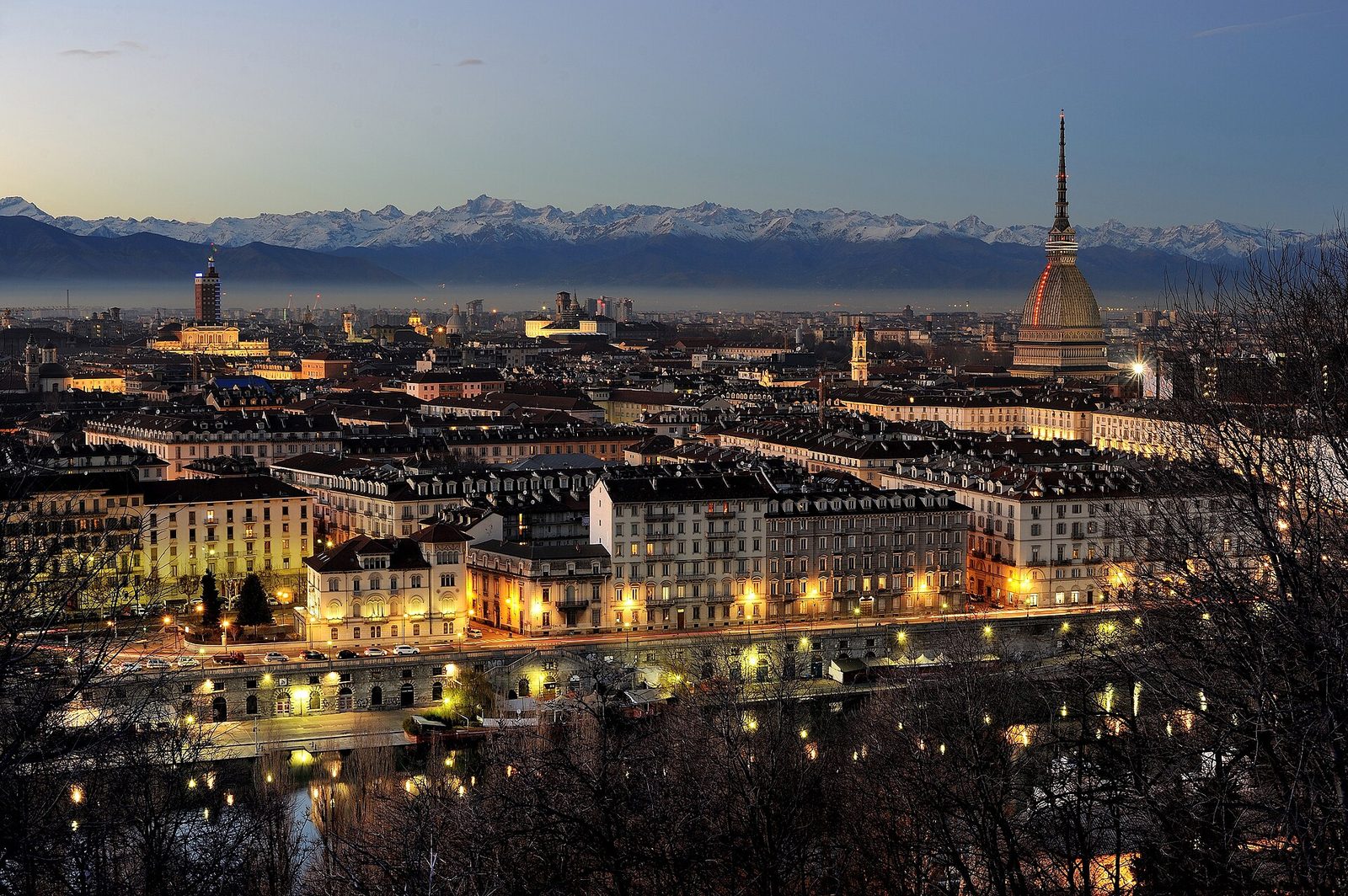 Turin as seen from w:Monte dei Cappuccini, Turin, Torino (Piemonte, Italia)