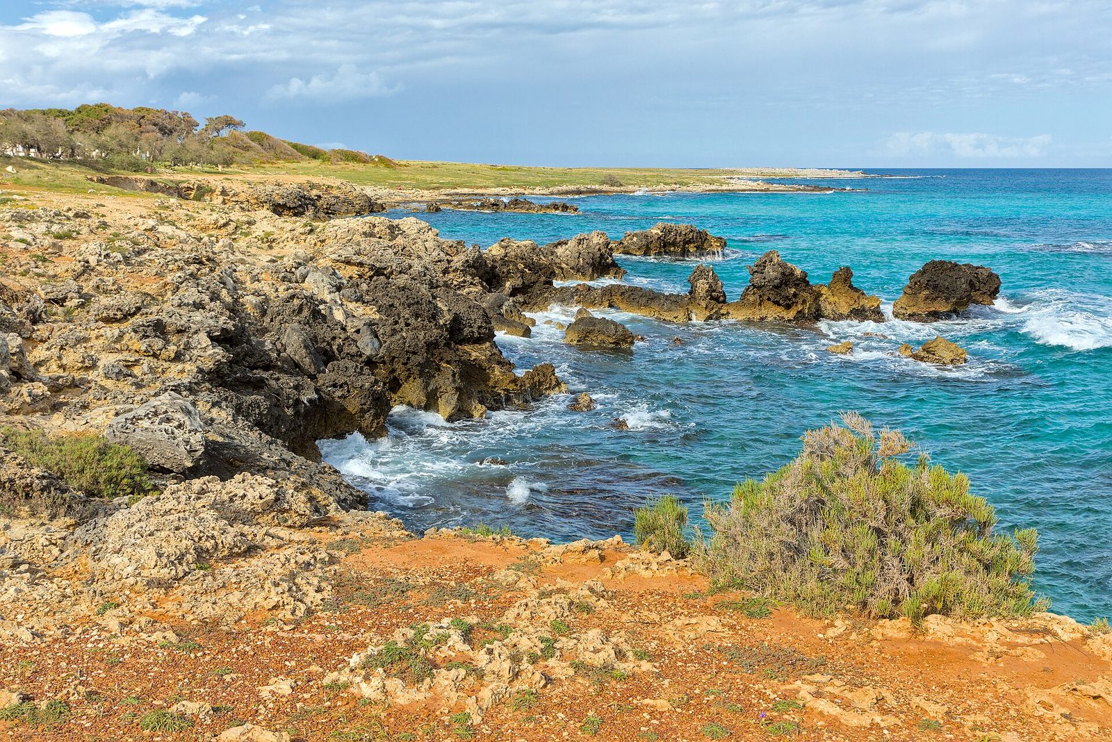 Otranto (Apulia, Italy) - Coastal landscape East of town (Puglia, Italia)