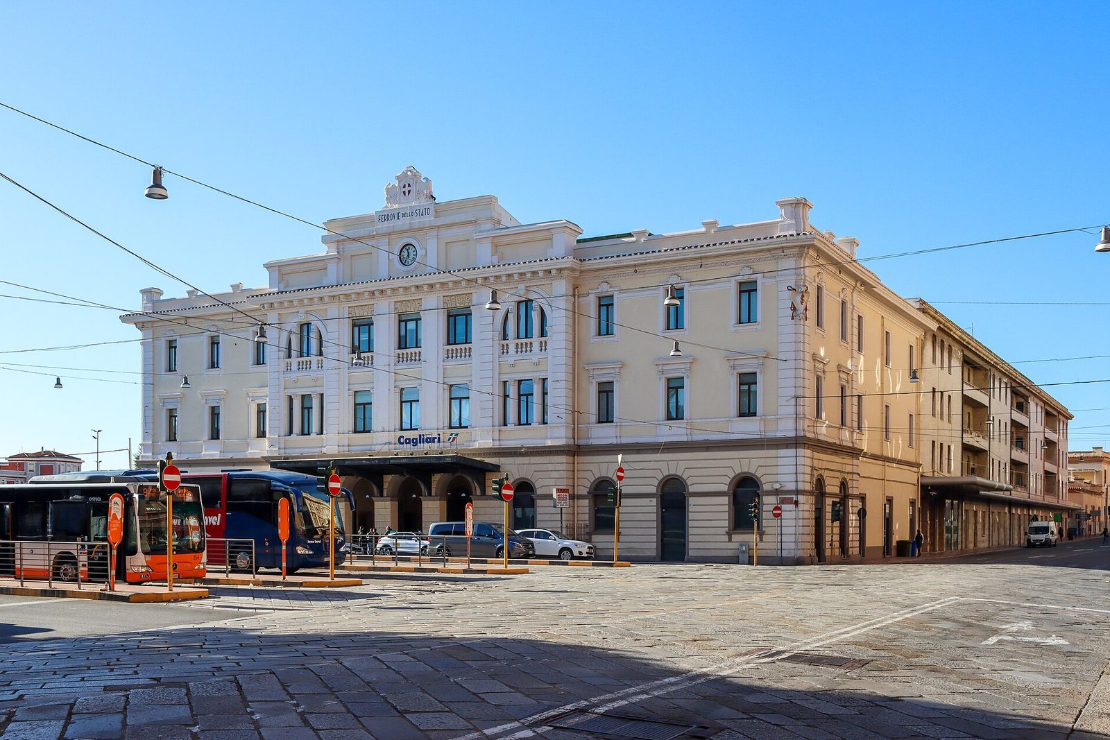 Cagliari train station, Sardinia (Sardegna, Italia)
