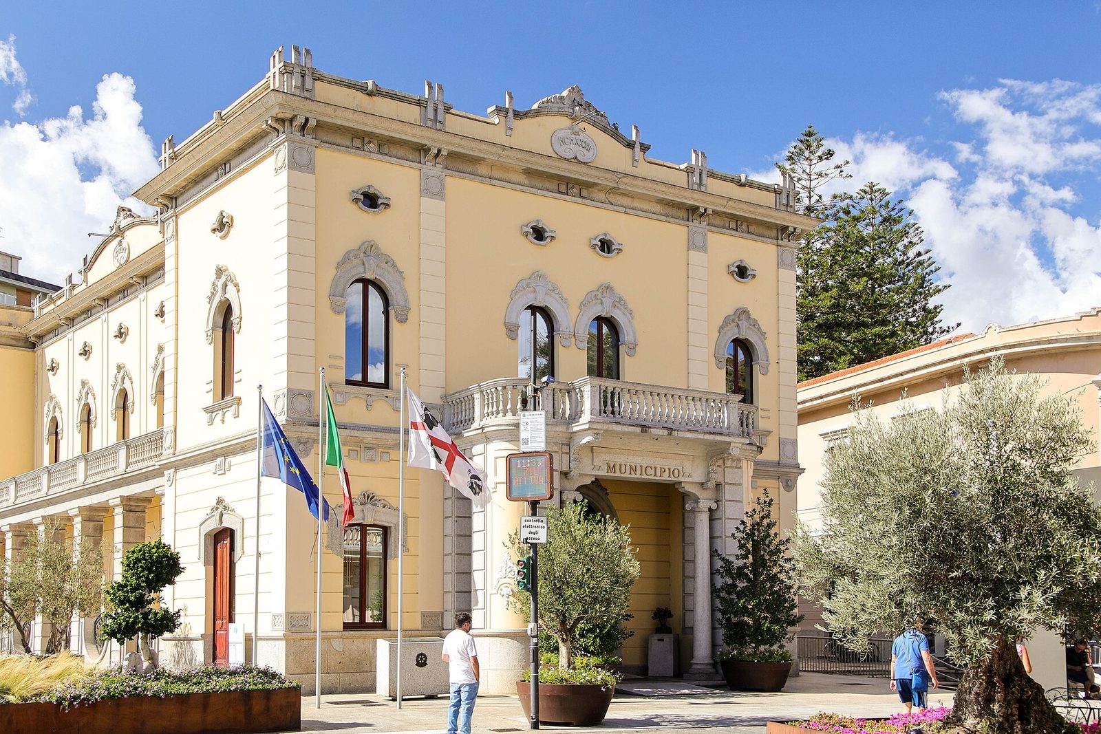 Palazzo municipale di Olbia (Sardegna, Italia)