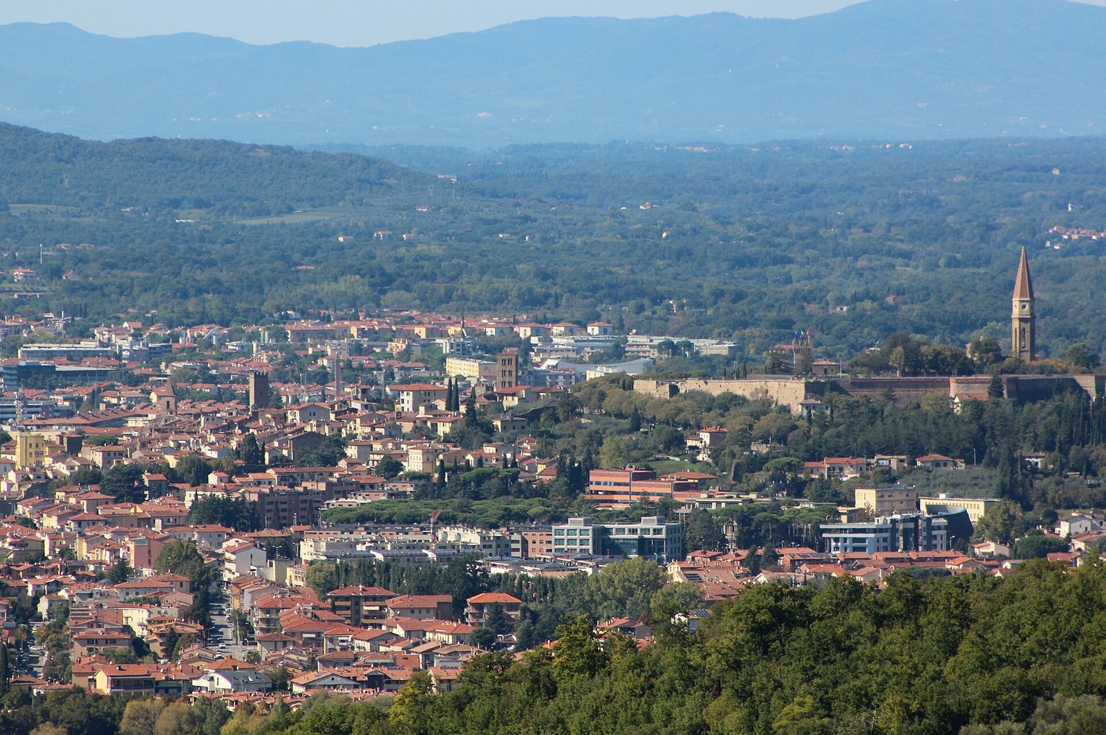 Panorama of Arezzo, Tuscany, Italy (Toscana, Italia)