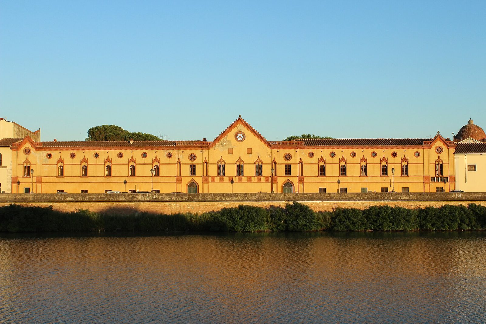 Pisa. Lungarno (Toscana, Italia)