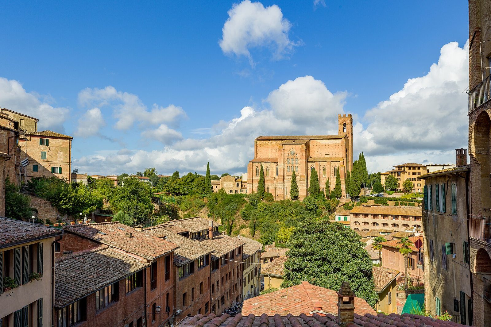 Basilica di San Domenico a Siena (Toscana, Italia)