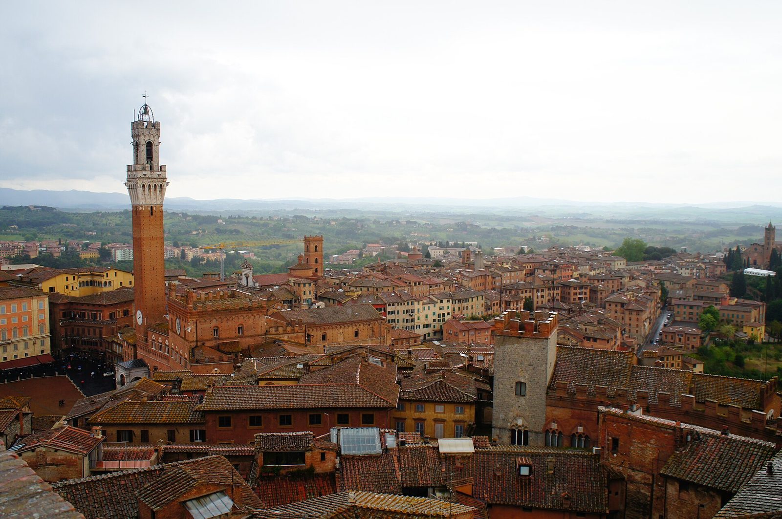 Panorama di Siena (Toscana, Italia)