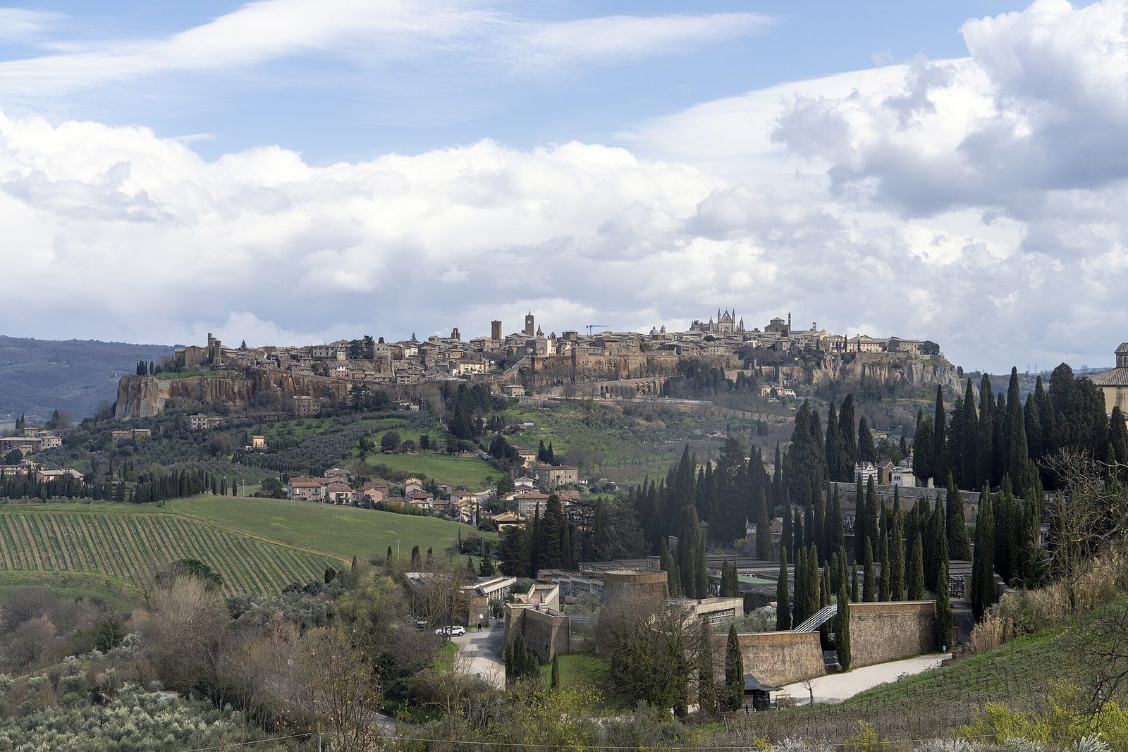 Panorama di Orvieto (Umbria, Italia)