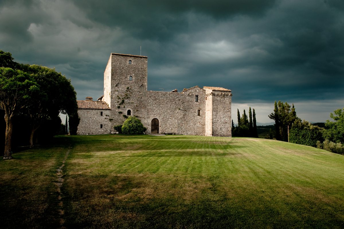 TodiCastle a castle in Umbria, Italy (Umbria, Italia)